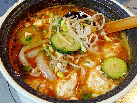 夏こそスタミナ! 「ズッキーニの天醤鍋」